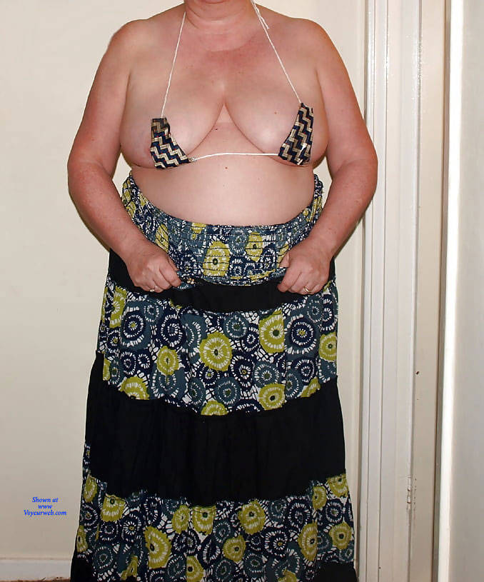Pic #1Big Tits Wife Micro-Bikini Striptease - Bbw, Big Tits, Mature, Amateur, Wife/wives