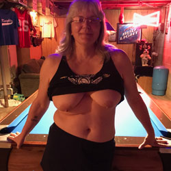 Pic #1 Pool Table Fun - Big Tits, Blonde, Mature, Amateur