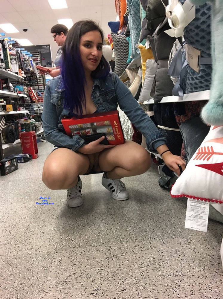 Pic #1My Pussy In Public Places 1 - Pantieless Girls, Brunette, Public Exhibitionist, Flashing, Public Place, Amateur