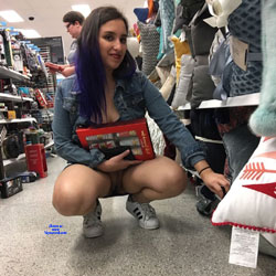 Pic #1My Pussy In Public Places 1 - Pantieless Girls, Brunette, Public Exhibitionist, Flashing, Public Place, Amateur