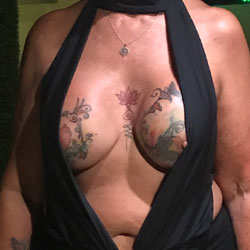 Pic #1 My Big Tatted Tits - Big Tits, Mature, Amateur, Tattoos