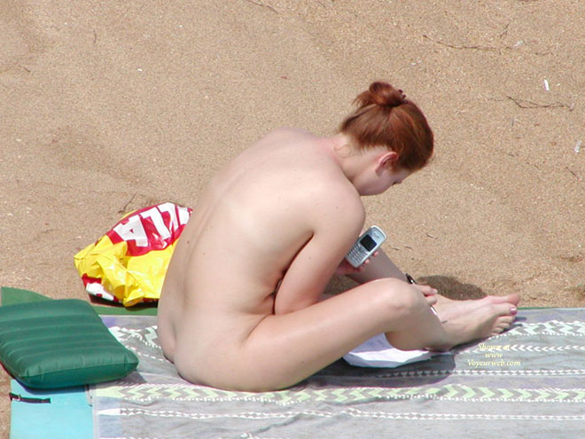Pic #1Redhead On The Red Rock Beach
