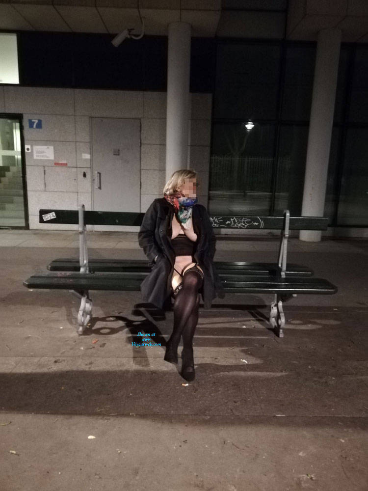Pic #1TGB Paris - Pantieless Girls, Big Tits, Public Exhibitionist, Lingerie, Outdoors, Public Place, Amateur, Stockings Pics