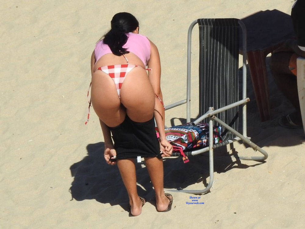 Pic #1Wife From Janga Beach, Brazil - Beach, Brunette, Outdoors, Bikini Voyeur