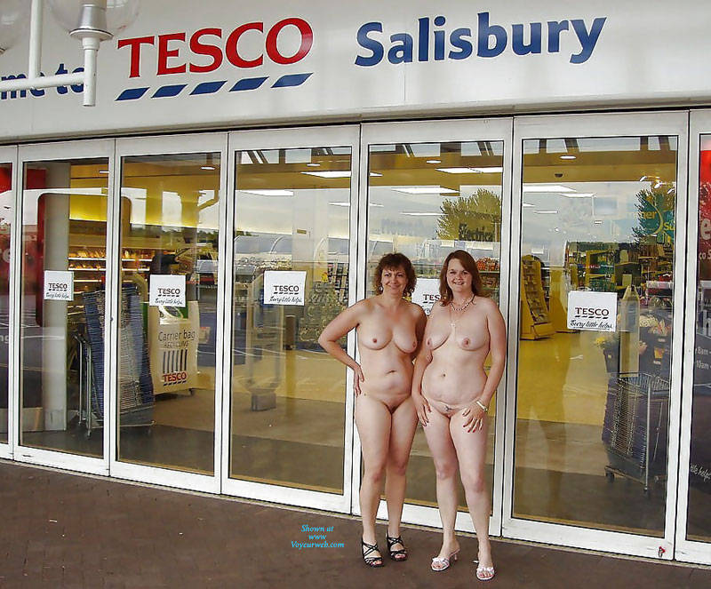 Pic #1I Love Named Exposure - Nude Girls, Big Tits, Brunette, Public Exhibitionist, Flashing, Outdoors, Public Place, Shaved, Amateur