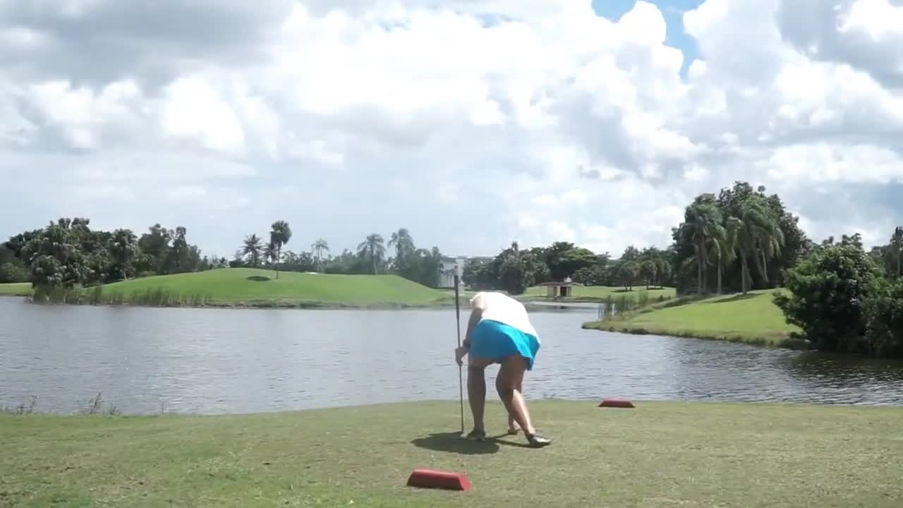 Pic #1Missy Goes Golfing - Nude Girls, Brunette, Outdoors, Public Place, Bush Or Hairy, Amateur, Public Exhibitionist