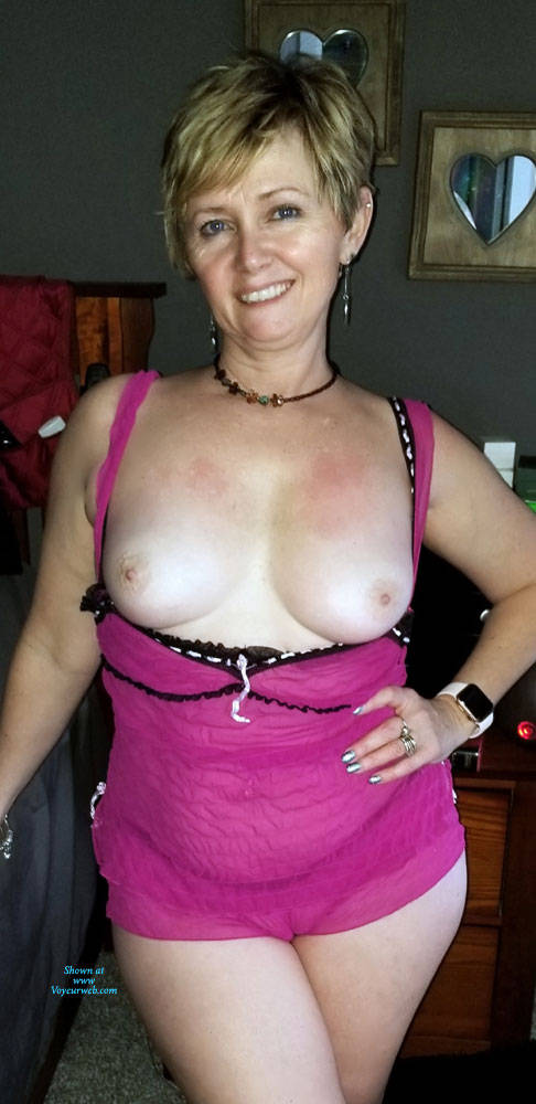 Pic #1Wife Posing For More Pictures - Wives In Lingerie, Big Tits, Mature, Shaved, Amateur