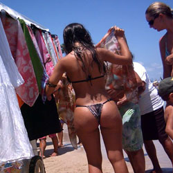 Pic #1Serrambi Beach - Brunette, Outdoors, Bikini Voyeur