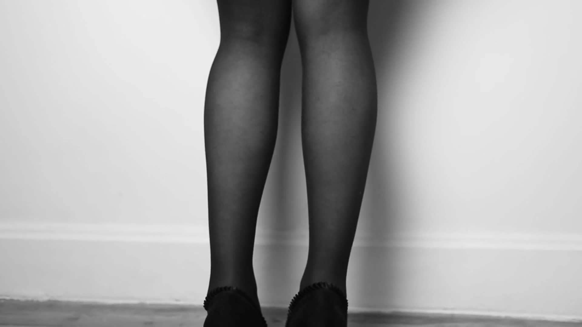 Pic #1Nylon Booty Erotic Teasing - Lingerie, Amateur, Firm Ass