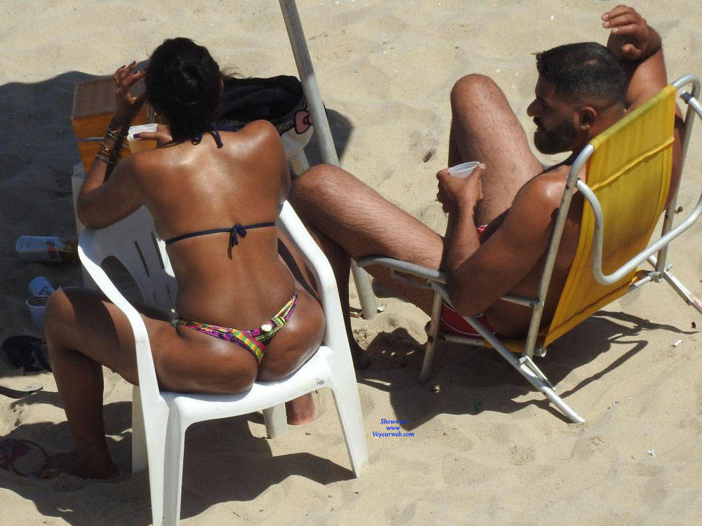 Pic #1Janga Beach - Beach, Brunette, Outdoors, Bikini Voyeur