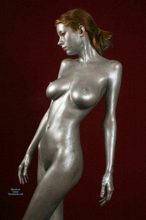 Pic #1Body Painted Statue - Nude Girls, Big Tits, Redhead, Bush Or Hairy, Amateur