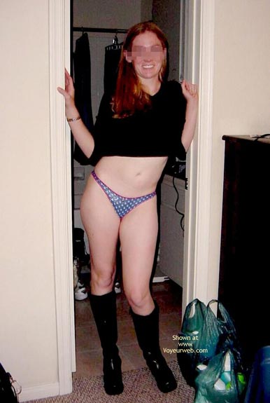 Pic #120yo Kitten, Star-Spangled Thong!