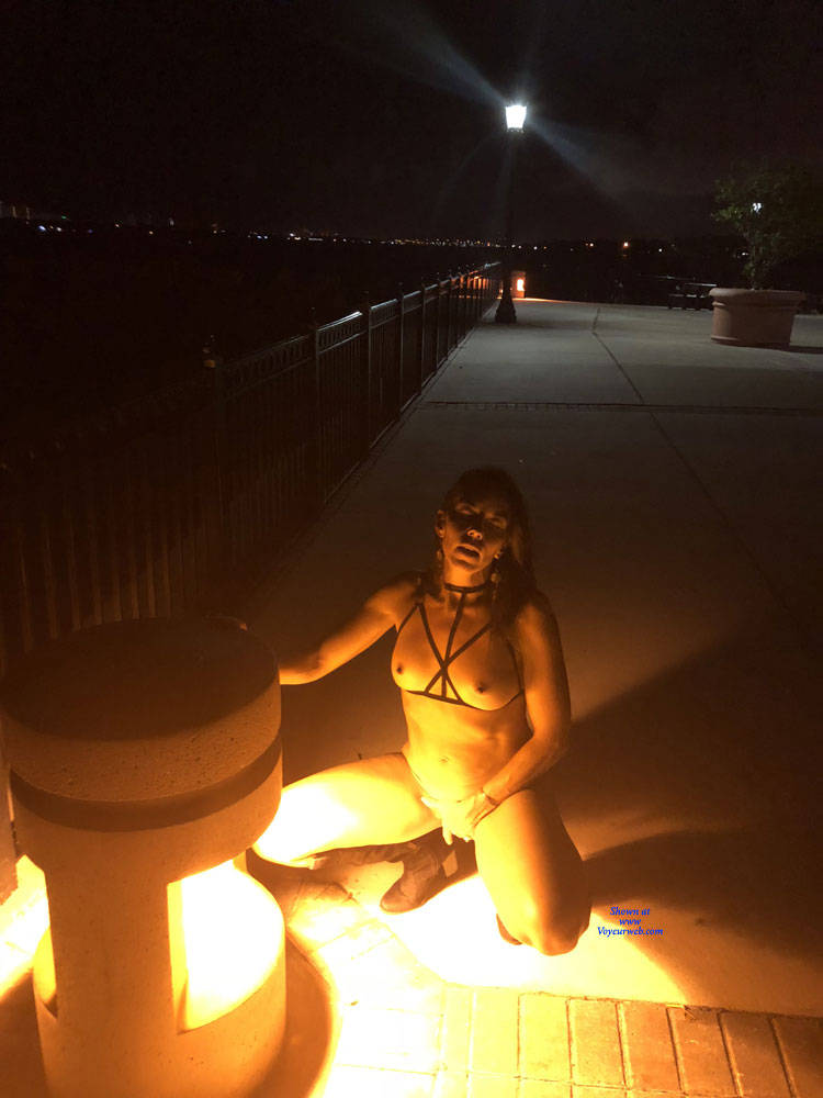 Pic #1Under The Bridge - Nude Girls, Brunette, Public Exhibitionist, Flashing, Outdoors, Public Place, Amateur