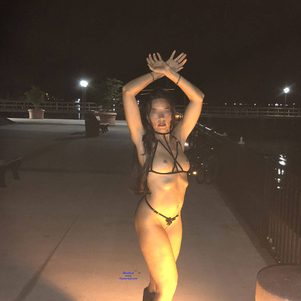 Pic #1Under the Bridge - Part 2 - Nude Girls, Big Tits, Brunette, Public Exhibitionist, Outdoors, Public Place, Amateur