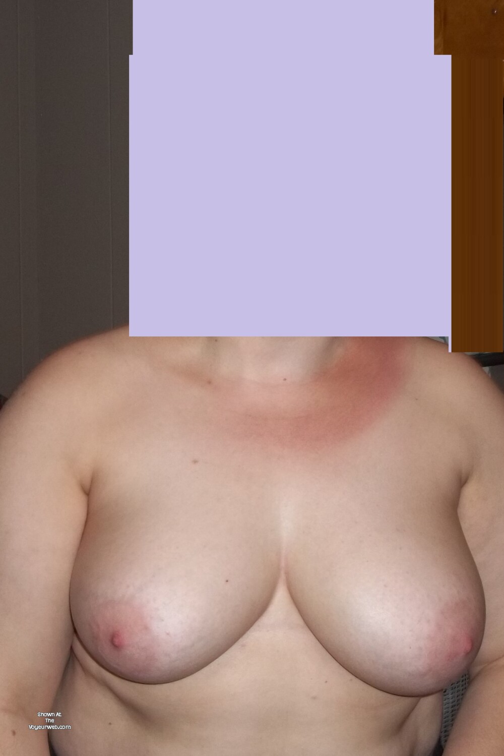 Pic #1 Large tits of my girlfriend - big tasty areolas