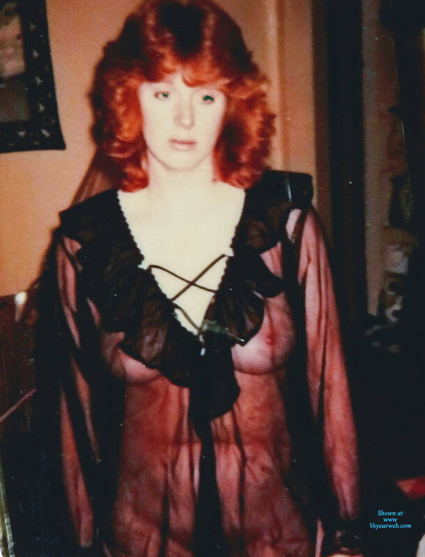 Pic #1Hot Redhead Wife - Wives In Lingerie, Big Tits, Redhead, See Through, Amateur