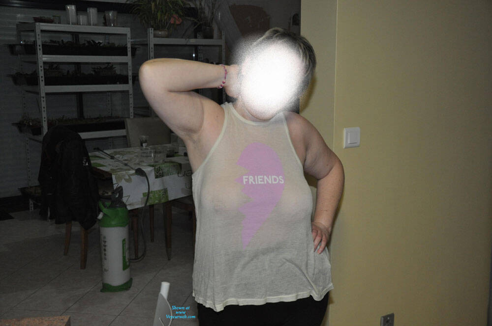 Pic #1I've Never Wear Bra And Love See Thru - Big Tits, See Through, Amateur