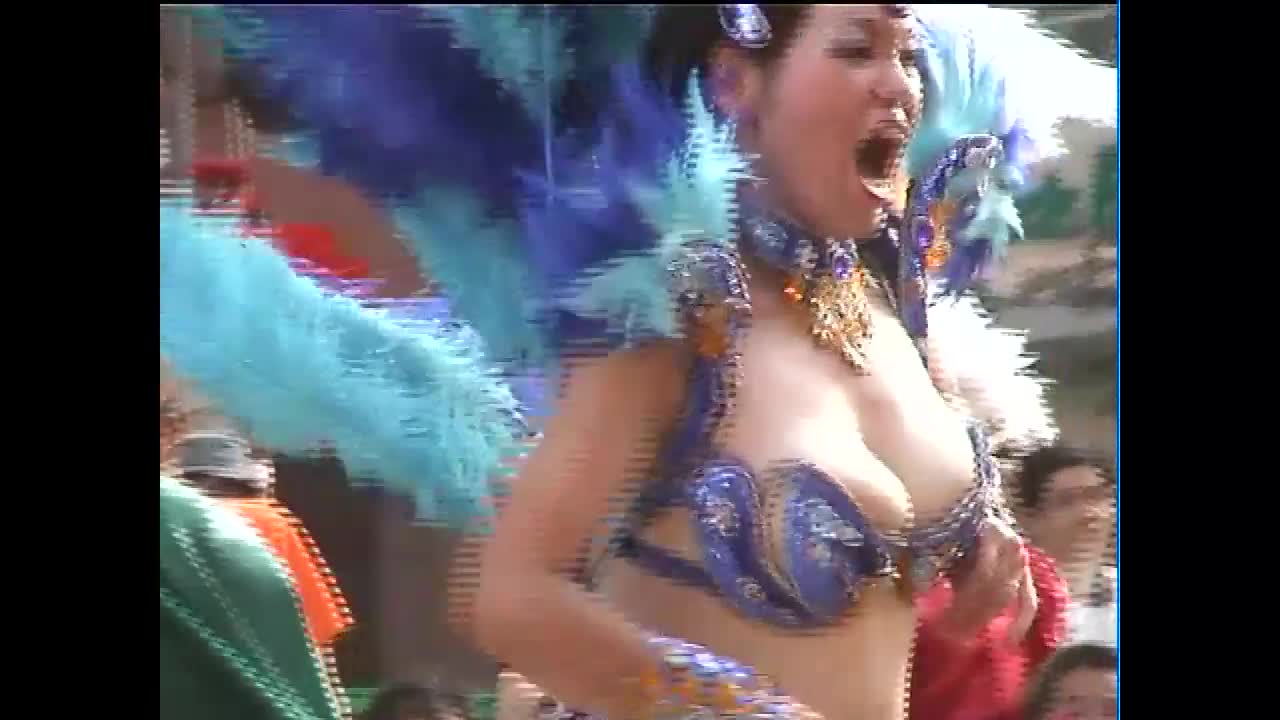 Pic #1Zamba Parade - Big Tits, Outdoors, Public Place, Costume