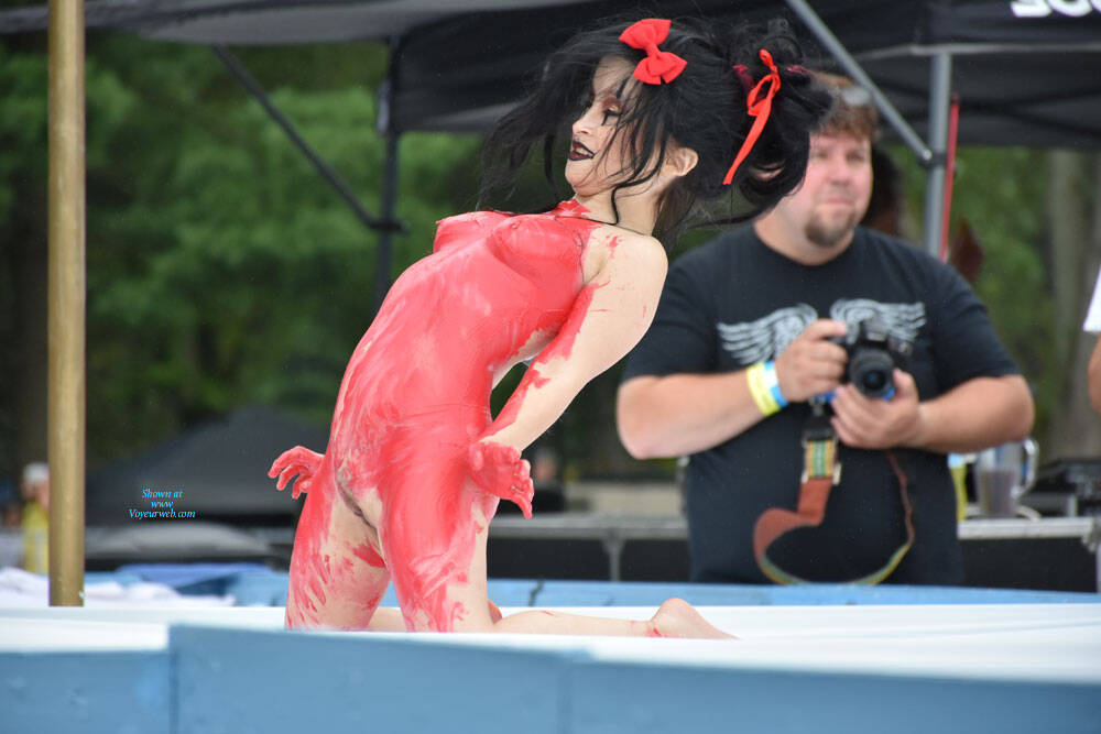 Pic #1Nudes-a-Poppin 2018 - Nude Girls, Outdoors, Small Tits, Shaved, Medium Tits