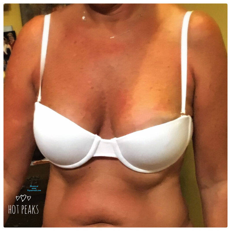 Pic #1Milf Lydia In A White Bikini - Big Tits, Mature, Amateur