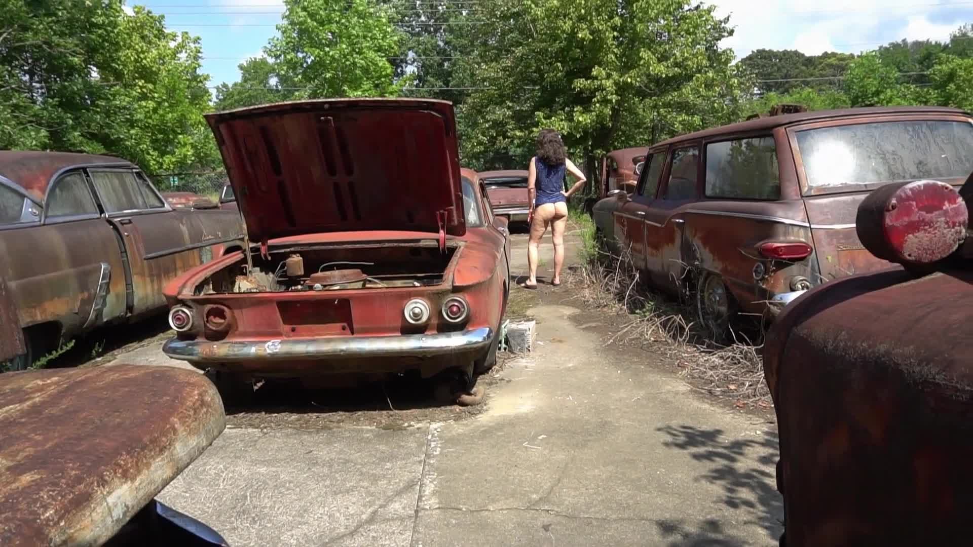 Pic #1Ecstasy Auto Erotica - Nude Girls, Big Tits, Brunette, High Heels Amateurs, Outdoors, Bush Or Hairy