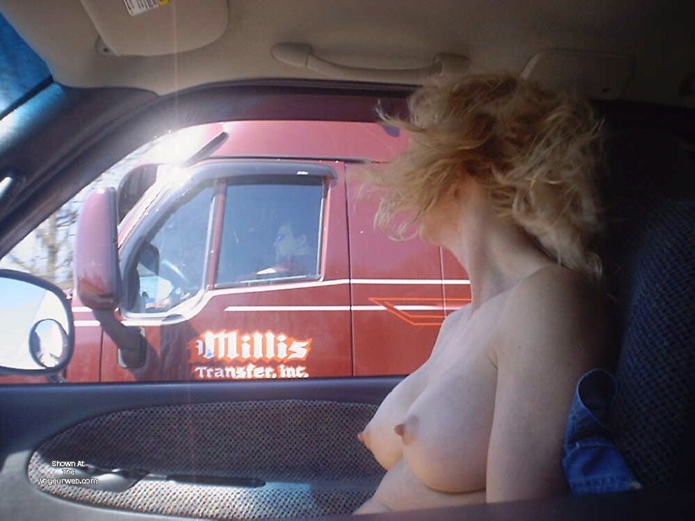 Pic #1 Large tits of my wife - Heather