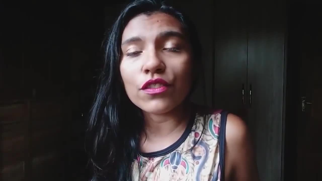 Pic #1Gostosa Experimentando Bikini - Brunette, Amateur