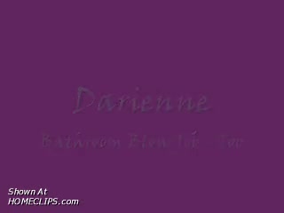 Pic #1Darienne - Bathroom Blowjob Too