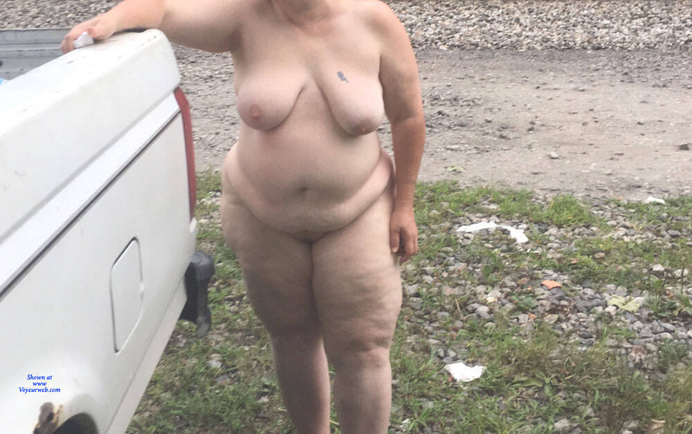 Pic #1A Day At Railroad Tracks - Nude Wives, Bbw, Big Tits, Outdoors, Amateur
