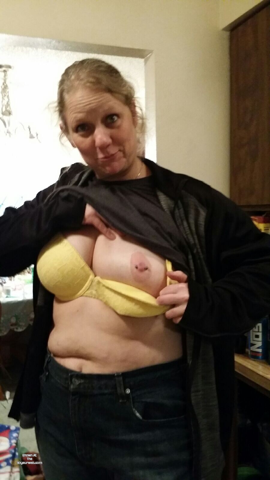 Pic #1 Very small tits of my wife - FlashFri101 