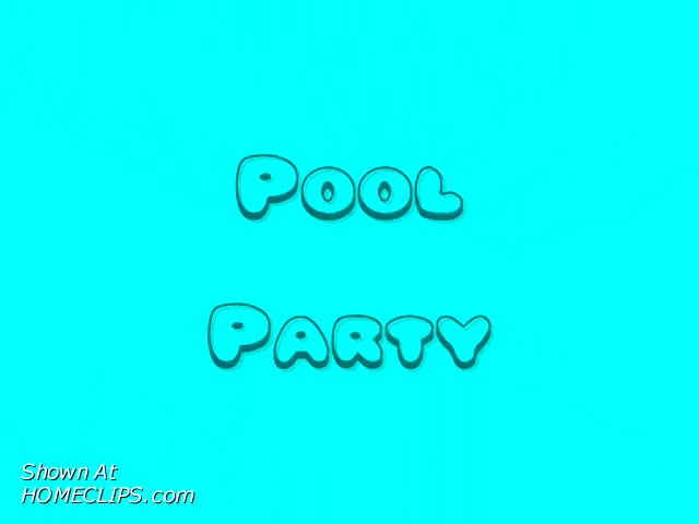 Pic #1*SO&nbsp;Pool Party