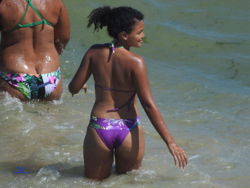 Pic #1Wives From Brazil - Beach, Brunette, Outdoors, Bikini Voyeur