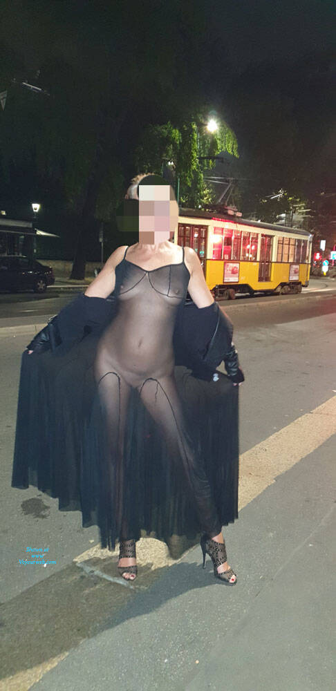 Pic #1I Love Milan - Big Tits, Public Exhibitionist, Flashing, Outdoors, Public Place, See Through, Amateur