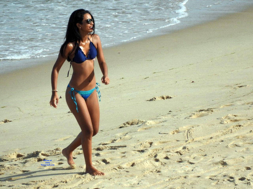 Pic #1Boa Viagem Beach, Recife City - Beach, Brunette, Outdoors, Bikini Voyeur