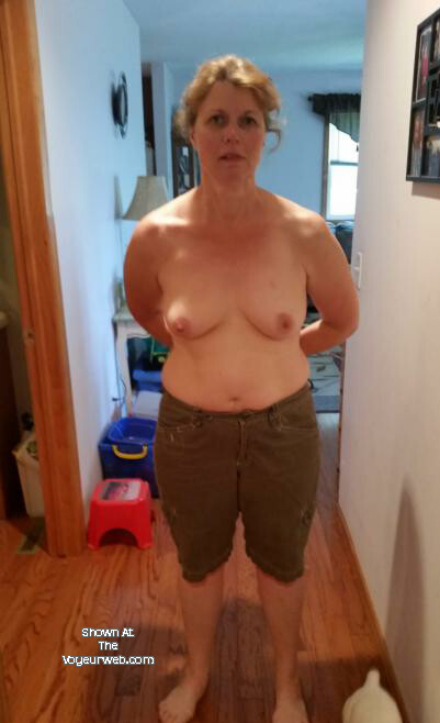 Pic #1 Very small tits of my wife - Little titties