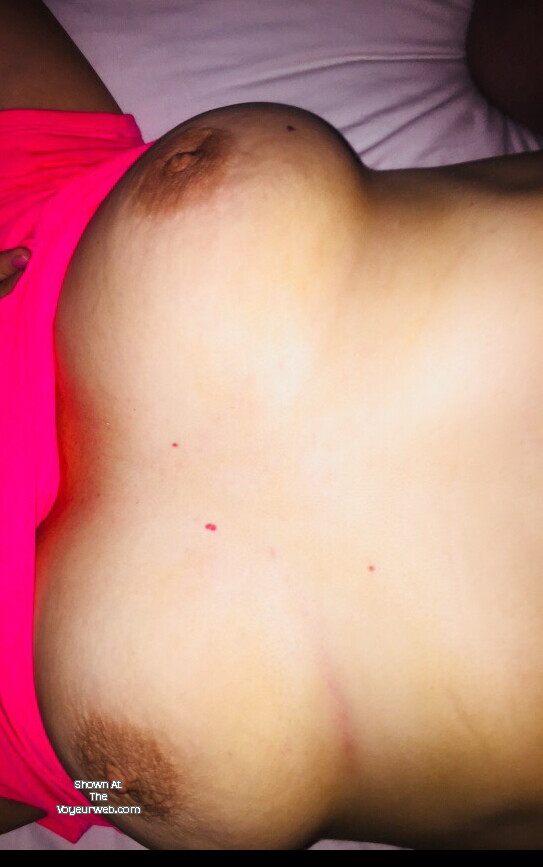 Pic #1 Large tits of my wife - Wife’s target practice