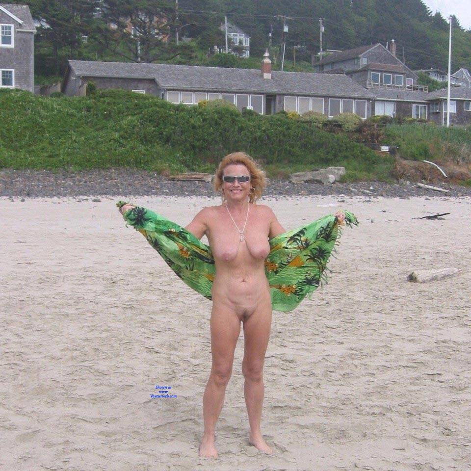 Pic #1Sweetness At Cannon Beach - Nude Wives, Beach, Big Tits, Mature, Outdoors, Bush Or Hairy, Amateur