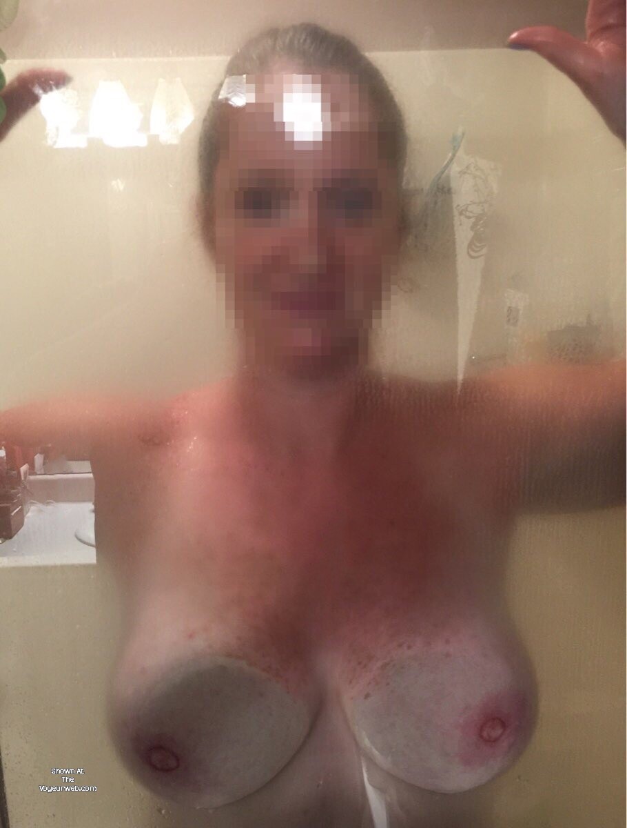 Pic #1 Large tits of my wife - Erica
