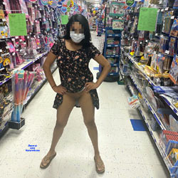 Pic #1Another Shopping Adventure With Jasreen! - Pantieless Girls, Brunette, Public Exhibitionist, Flashing, Public Place, Shaved, Amateur