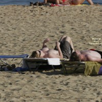 Blonde Big Breast And Voyeur Man