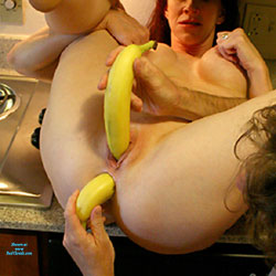 Pic #1Banana Playing - Nude Girls, Penetration Or Hardcore, Shaved, Amateur