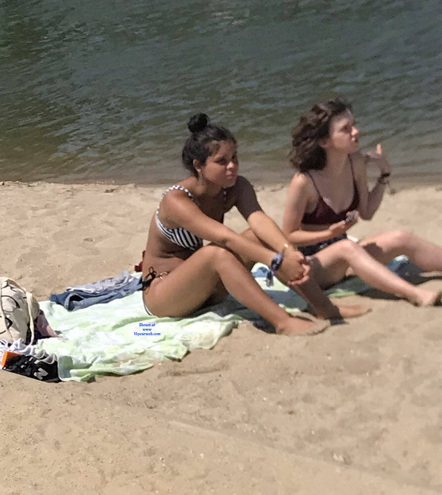 Pic #1Voyeur - Beach, Brunette, Outdoors, Bikini Voyeur