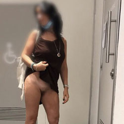 Pic #1First Time At Ikea...Without Panties - Pantieless Girls, Public Exhibitionist, Public Place, Amateur