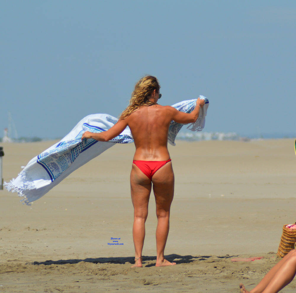 Pic #1South Of France On Beach This Summer Mix 2 - Topless Girls, Beach, Outdoors, Small Tits, Beach Voyeur, Brunette