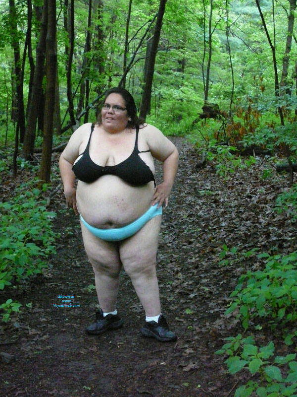 Pic #1Friend - Bbw, Brunette, Lingerie, Outdoors, Nature, Amateur
