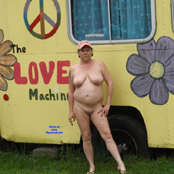 Pic #1 Dorothy Naked At Lake - Nude Amateurs, Big Tits, Brunette, Outdoors, Shaved, Amateur