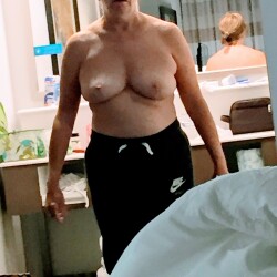 Medium tits of my wife - Vicki