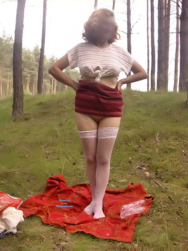 Pic #1Beatris In The Forest - Big Tits, Outdoors, Shaved, Amateur