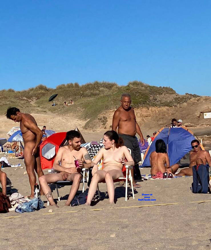 Pic #1Nude Beach In Argentina Part 1 - Nude Girls, Beach, Brunette, Outdoors, Beach Voyeur
