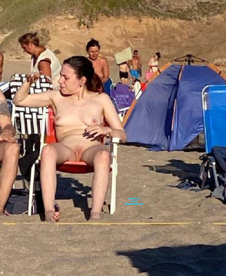 Pic #1Nude Beach In Argentina Part 2 - Nude Girls, Beach, Brunette, Outdoors, Shaved, Medium Tits, Beach Voyeur